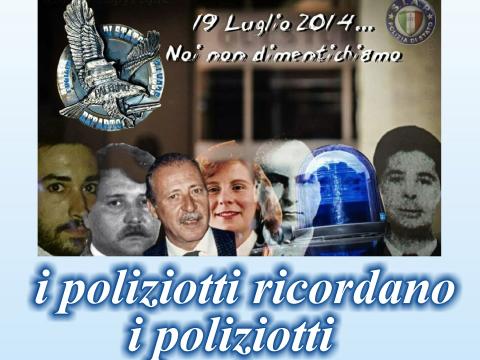 VIA D'AMELIO 1992/2014 - I POLIZIOTTI RICORDANO I POLIZIOTTI