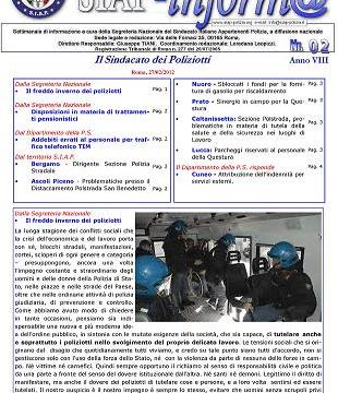 SIAPInform@ nr. 02 del 27 Febbraio 2012