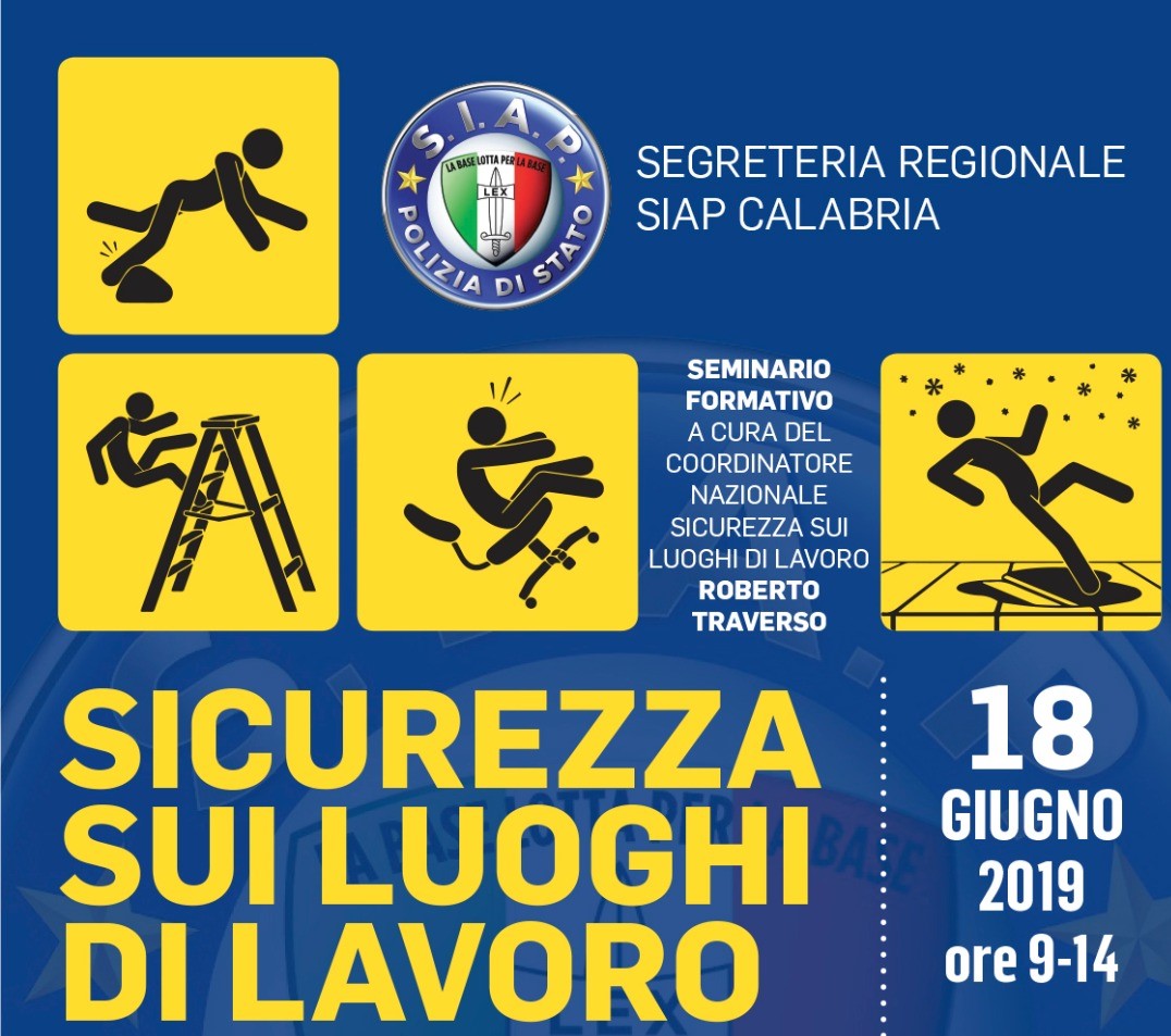 SEMINARIO FORMATIVO - REGGIO CALABRIA: Sicurezza sui luoghi di lavoro