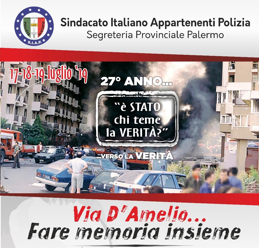 EVENTI - Via D'Amelio ... Fare memoria insieme