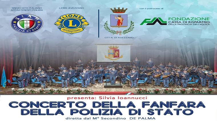 EVENTI - Concerto della Fanfara della Polizia di Stato