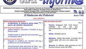 SIAPInform@ nr. 03 del 5 Marzo 2012
