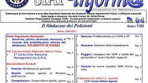 SIAPInform@ nr.  04 del 12 Marzo 2012