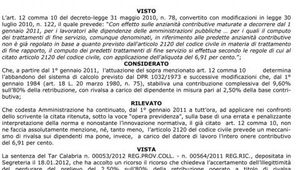 Ritenuta del 2,50% sull\'80% della retribuzione (art.37 DPR, 1032/1973 e succ. modif.) - DIFFIDA