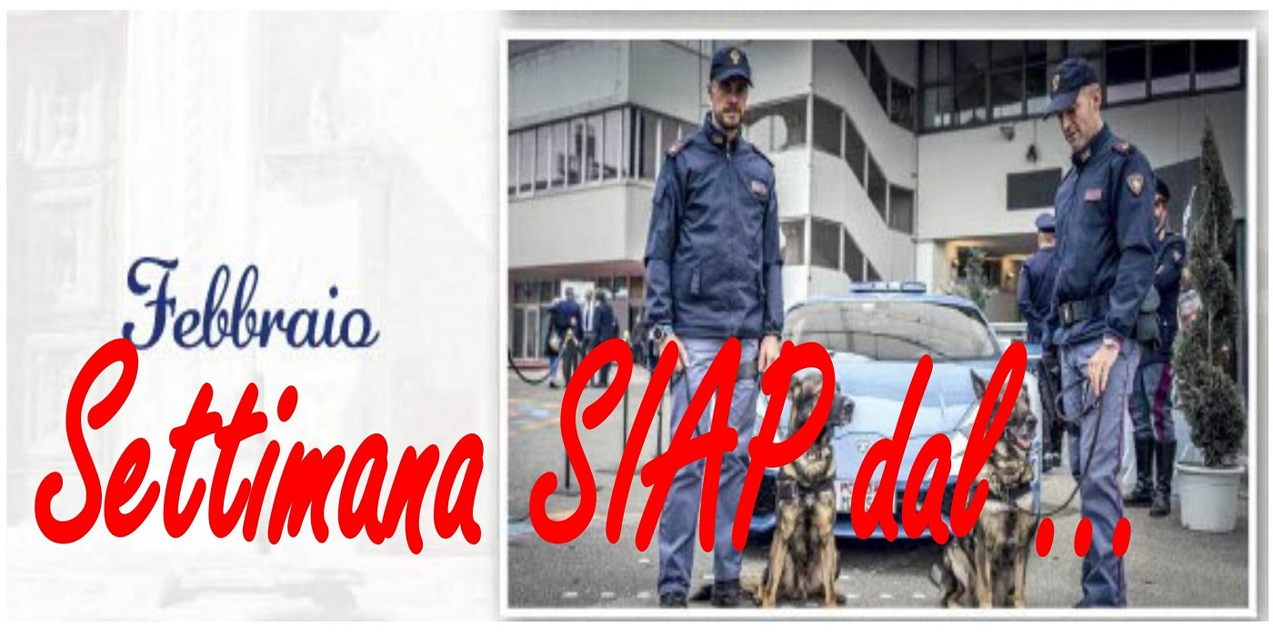 AGENDA S.I.A.P. DEGLI IMPEGNI SINDACALI E ISTITUZIONALI