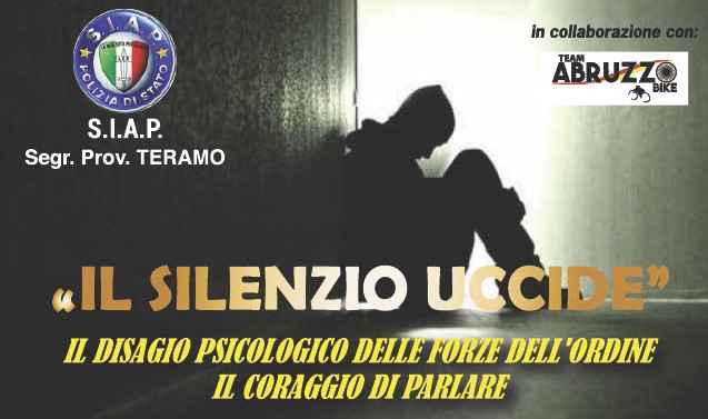 CONVEGNO - Il silenzio uccide - Il disagio psicologico delle forze dell'ordine. Il coraggio di parlarne