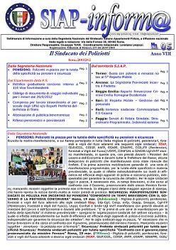 SIAPInform@ nr. 05 del 20 Marzo 2012