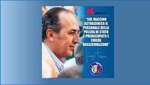 ADNKRONOS - COVID  TIANI: SIAP “VACCINO ASTRAZENECA PERSONALE PREOCCUPATO CHIEDE RASSICURAZIONI"