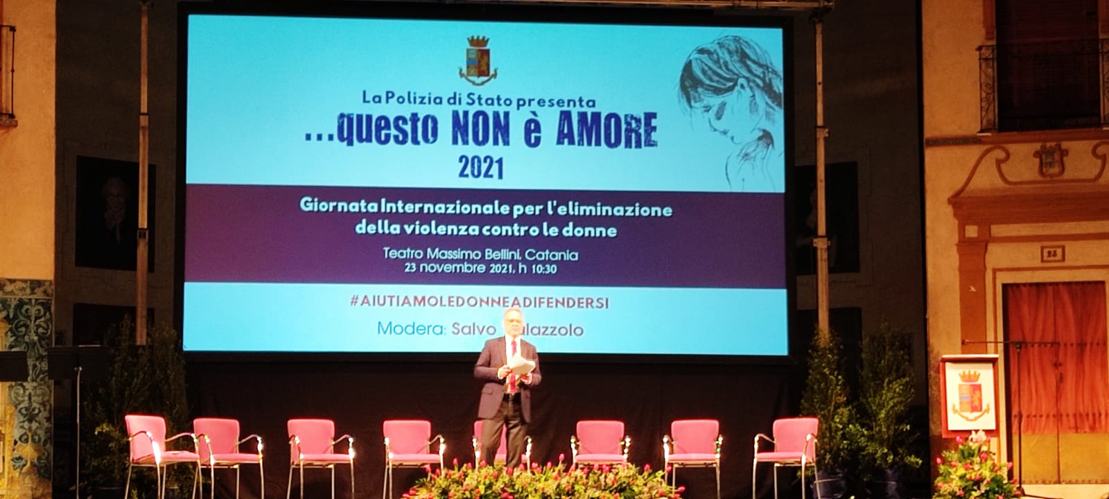 Rassegna - Catania: Il SIAP all\'evento "Questo non è amore"