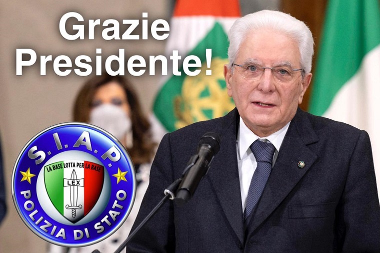 GRAZIE PRESIDENTE 