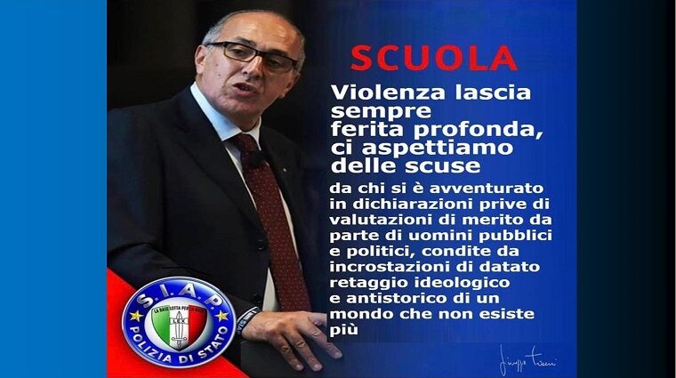 Adnkronos: **Scuola: Tiani (Siap), violenza lascia sempre ferita profonda, ci aspettiamo delle scuse**
