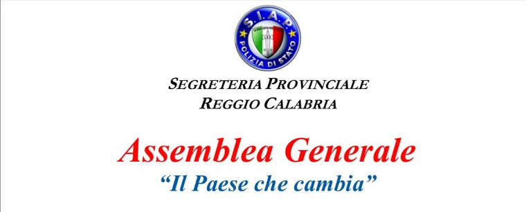 Assemblea Generale a Reggio Calabria