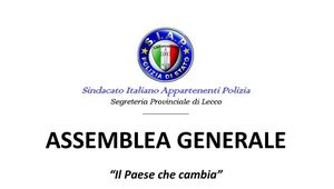 Assemblea Generale a Lecco