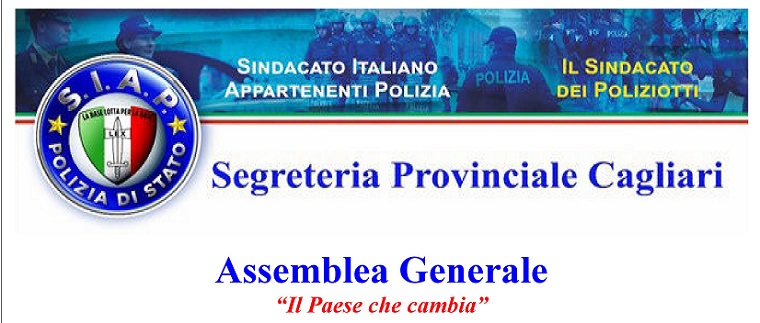 Assemblea Generale a Cagliari 