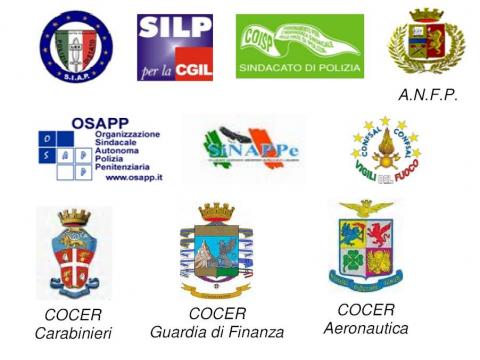 PENSIONI: AZIONE DI PROTESTA UNITARIA DEI SINDACATI  DI POLIZIA E COCER 