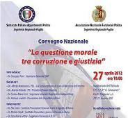 &quot;La Questione Morale tra Corruzione e Giustizia&quot;