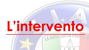 L\'Intervento - Istituzione specializzazione o qualificazione in “Meccanica Fine”