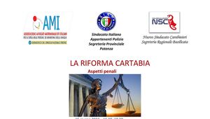Convegno - Riforma Cartabia - Aspetti penali (RINVIATO A DATA DA DESTINARSI)