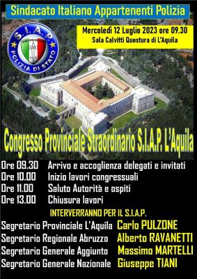 L\'Aquila- Congresso Provinciale Straordinario