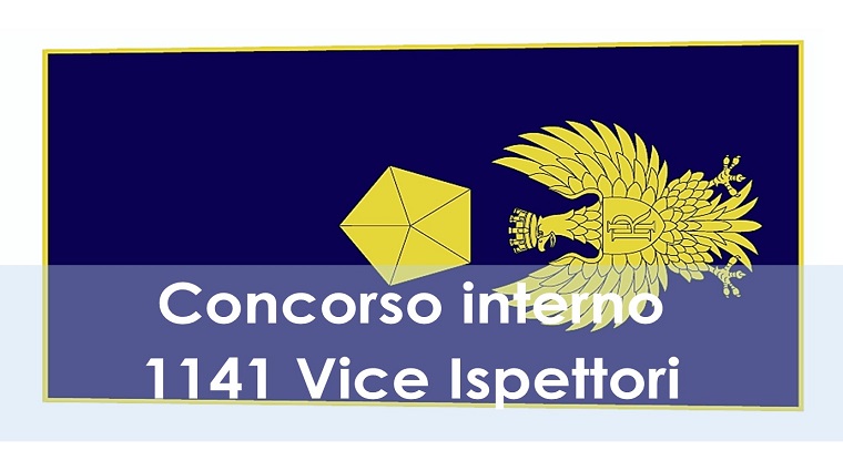 1141 Vice Ispettori - Procedure di assegnazione dei vincitori ed avvio al corso di formazione