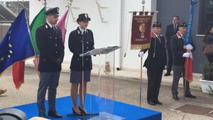 Trento - Commemorazione della Guardia di PS Martini e del Brigadiere di PS Foti