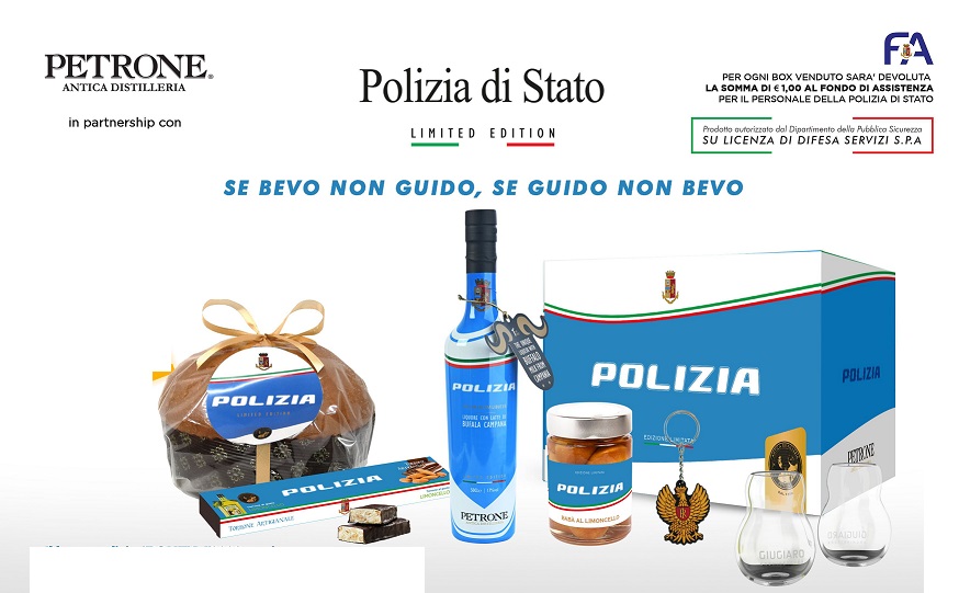 Progetto Polizia di Stato - Antica Distilleria Petrone - Box natalizio 2023