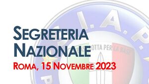 Confronto con il Governo, convocata la riunione di Segreteria Nazionale 