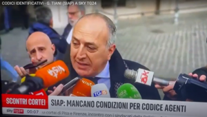 Codici Identificativi - G. TIANI (SIAP) a SKY TG24