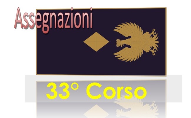 33° Corso Vice Sovrintendente - Integrazione e scorrimento graduatoria