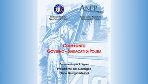 CONFRONTO GOVERNO - SINDACATI DI POLIZIA