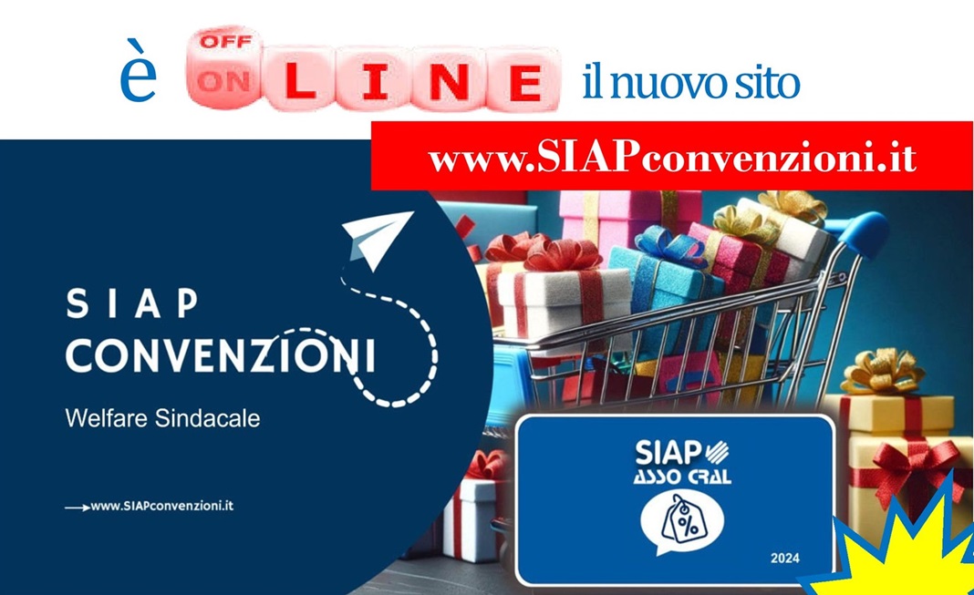 E\' online il nuovo sito www.SIAPconvenzioni.it 