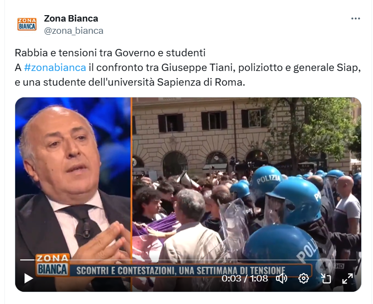 Zona Bianca - L'intervento del Segretario Generale Tiani
