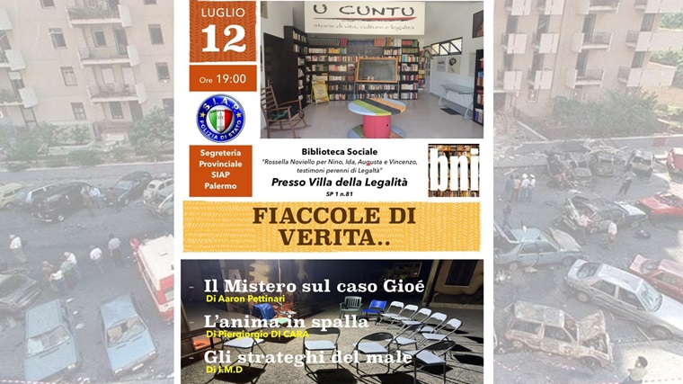 Fiaccole di Verità - Evento connesso con le celebrazioni della strage di via D\'Amelio