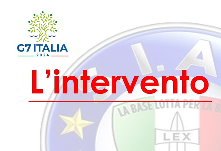 L\'intervento G7