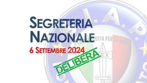 Segreteria Nazionale del 6 Settembre 2024 - Documento Finale 