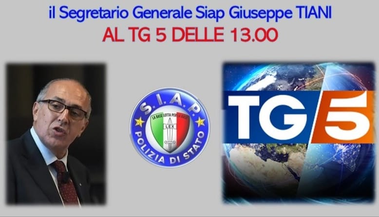 Minifestazioni per la pace e violenza contro le forze di Polizia - Tiani al TG5