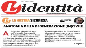 L\'Identità - La pace imbrattata: anatomia della degenerazione (in) civile