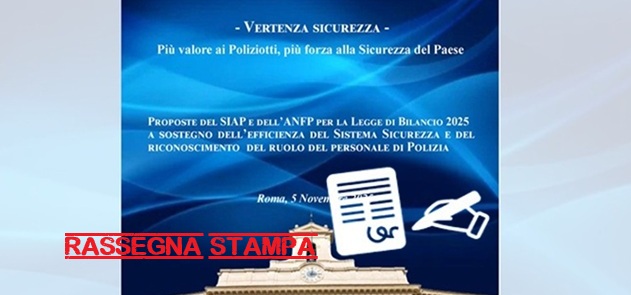 RACCOLTA FIRME - RASSEGNA STAMPA