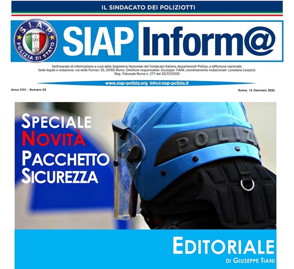 SIAPInform@03_2026 - Speciale Novità Pacchetto Sicurezza