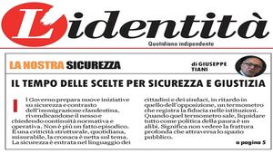 L\'Identità - Il tempo delle scelte per sicurezza e giustizia
