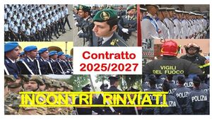 COMPARTOSIRUREZZA-DIFESA TRIENNIO 2025-2027 - RINVIO INCONTRI TECNICI 10 E 11 MARZO 2026