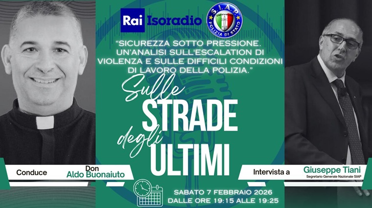 ISORADIO: Il Segretario Generale intervistato nella trasmissione "Sulle strade degli ultimi"