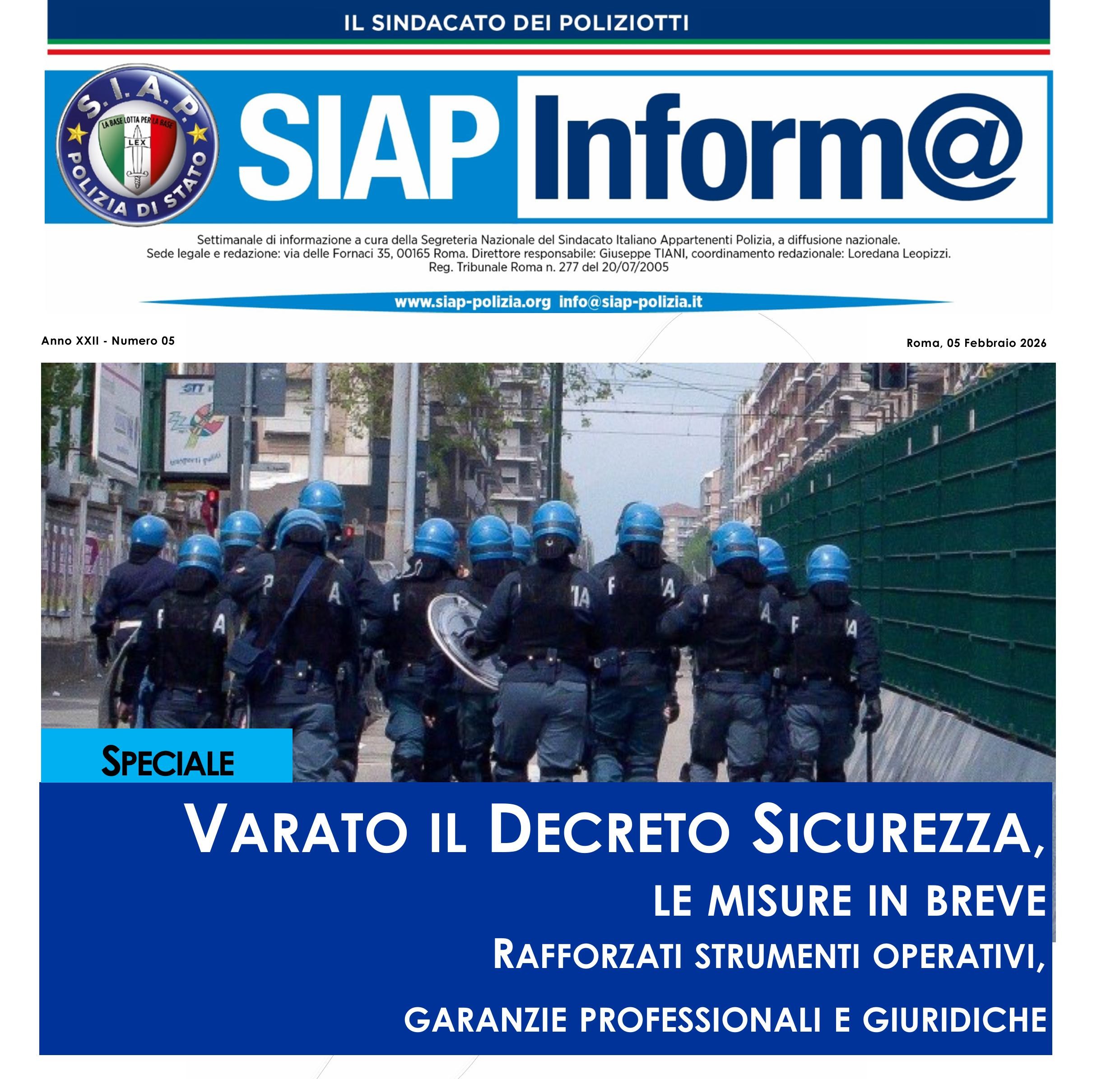 Varato il Decreto Sicurezza,  le misure in breve Rafforzati strumenti operativi,  garanzie professionali e giuridiche