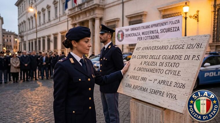 45 anni della Legge 121/81:  dal 1° aprile 1981, una riforma sempre viva per una Polizia moderna e democratica 