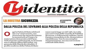 Dalla polizia del sovrano alla polizia della Repubblica
