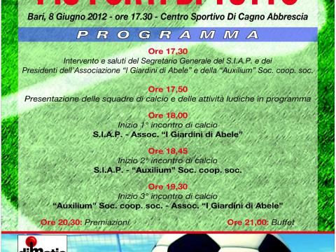 Manifestazione Sportiva all’insegna della solidarietà sociale “PIU’ FORTI DI TUTTO”