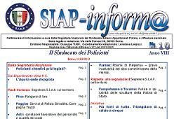 SIAPInform@ nr. 10 del giorno 11 Giugno 2012