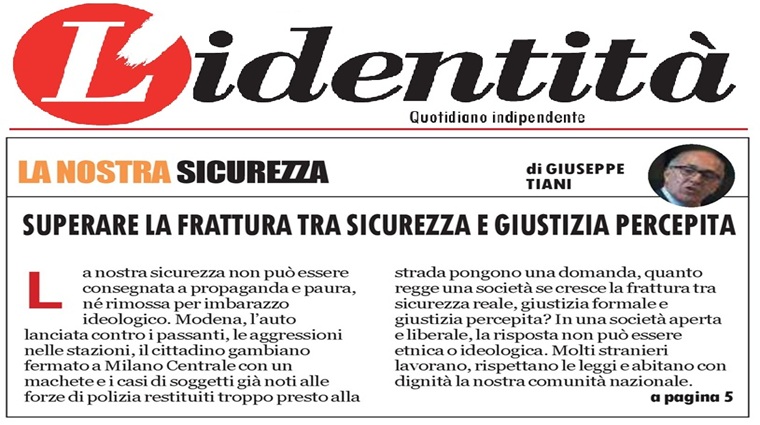 Superare la frattura tra sicurezza e giustizia percepita