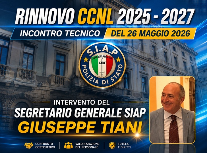 Rinnovo CCNL 2025/2027 - Incontro tecnico - L\'intervento del Segretario Generale Tiani