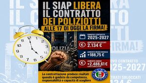CONTRATTO, COME ANTICIPATO ALLE ORE 17 ODIERNE SI FIRMA